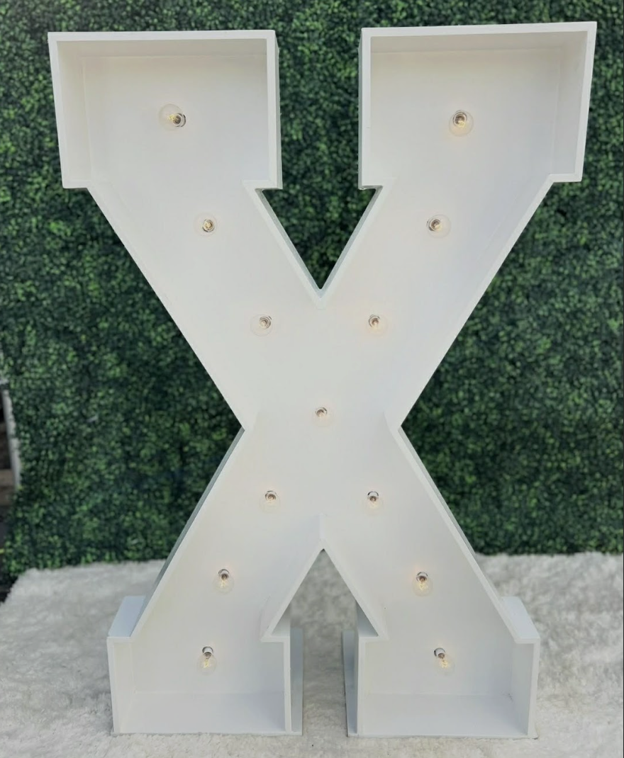 4ft. Marquee Letter X