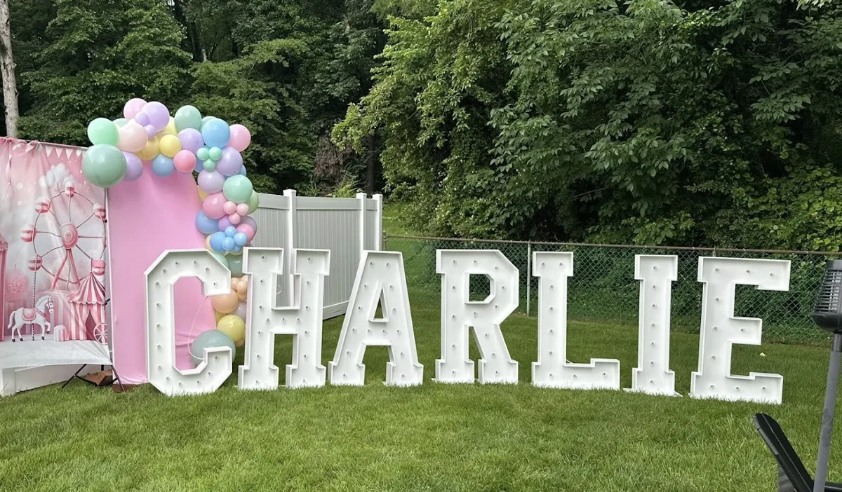 wedding marquee letters